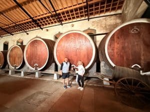 Guest in Colares winery in a private tour