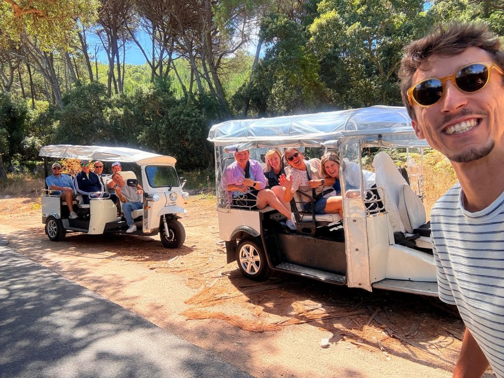 Sintra tuk tuk tour in the mountains compared to Lisbon tuk tuk experience